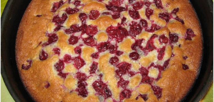 ciasto z wiśniami