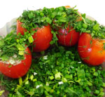 Pomidory faszerowane warzywami