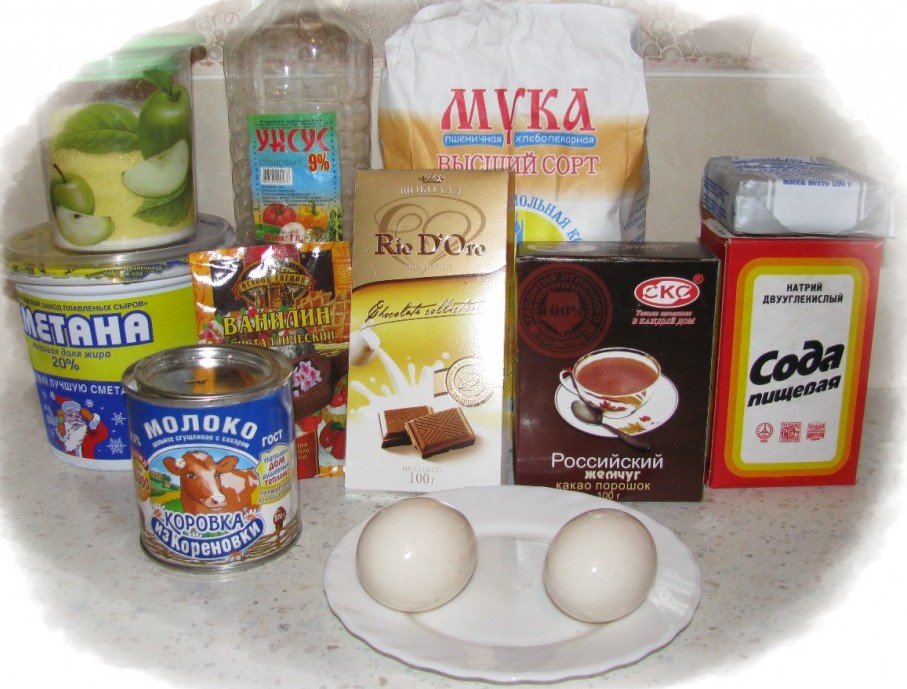 składniki do kwaśnej śmietany