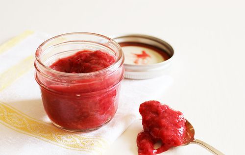 Dżem rabarbarowy z kiwi dla diabetyków