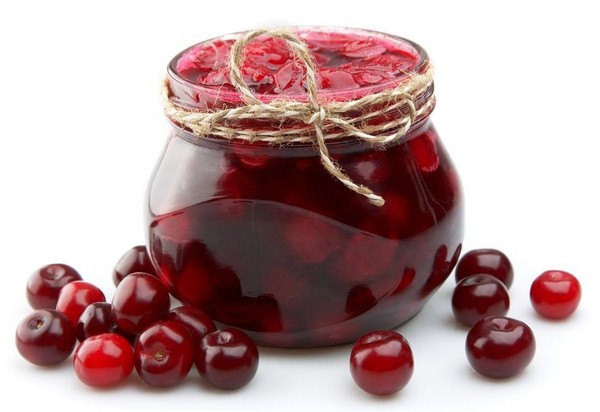 Cherry in winter - receptury - dżem z nasion i bez nasion, pięciominutowych odprawach, dżemy, galaretki bez żelatyny, kompot wiśniowy