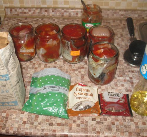 Domowe ryby w puszkach